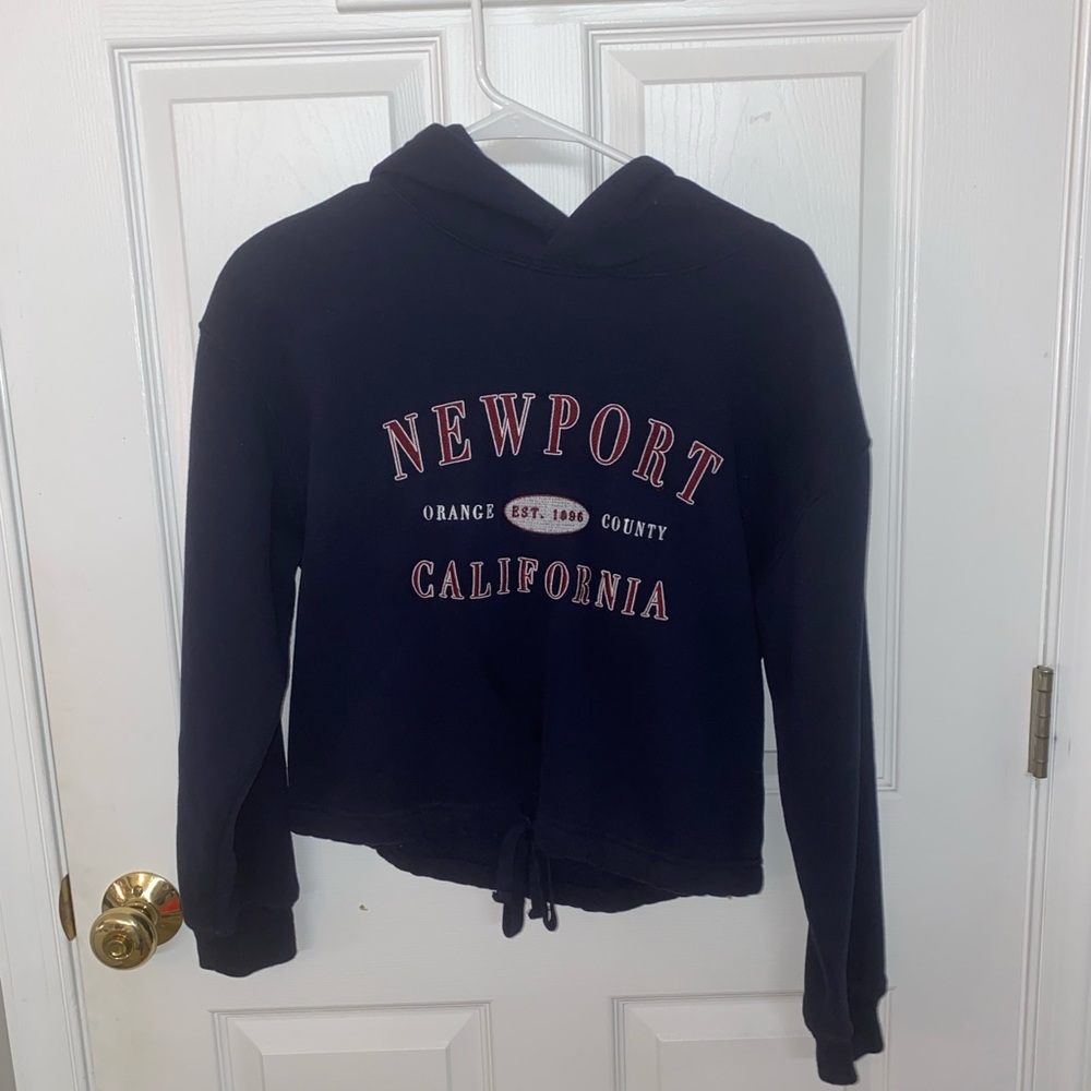 garage cropped hoodie